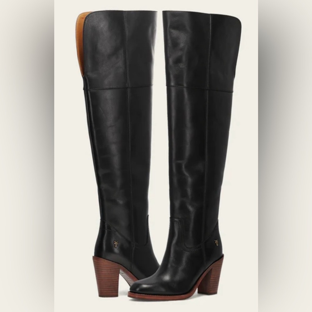 Frye Corinne Over The Knee Boots - Black